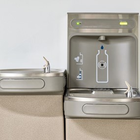 A drinking water fountain