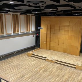 inside of recording studio