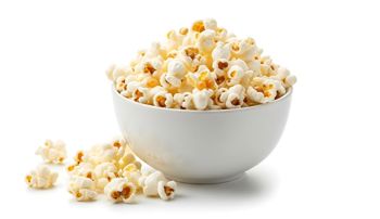 A bowl of popcorn
