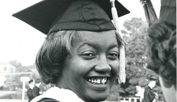 black and white photo of Dr. Josetta Brittain Matthews