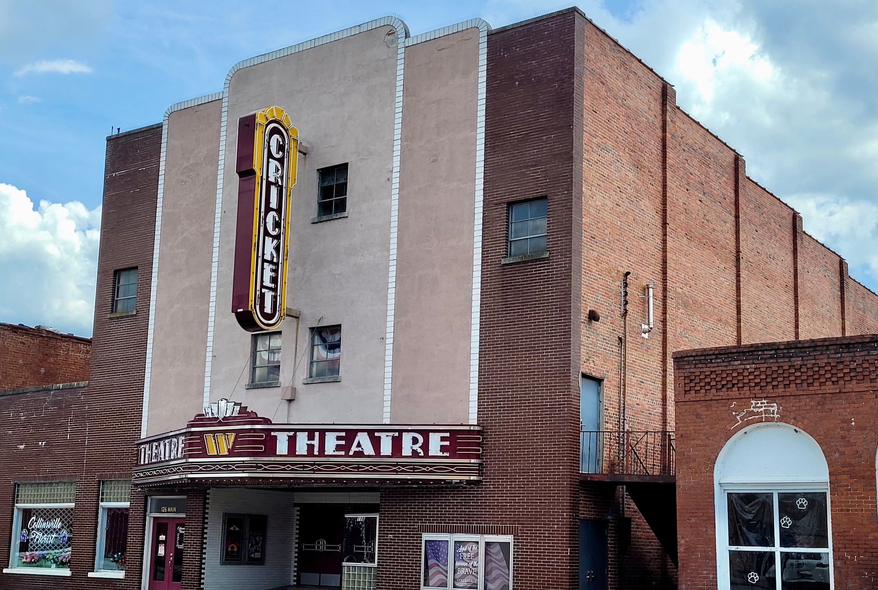 Exterior of Cricket Theatre