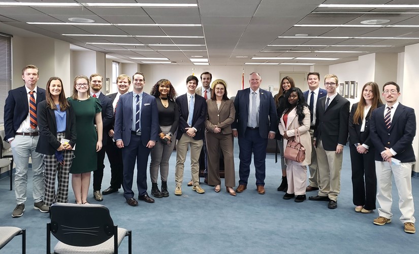 CLA students meet Senator Tom Whatley