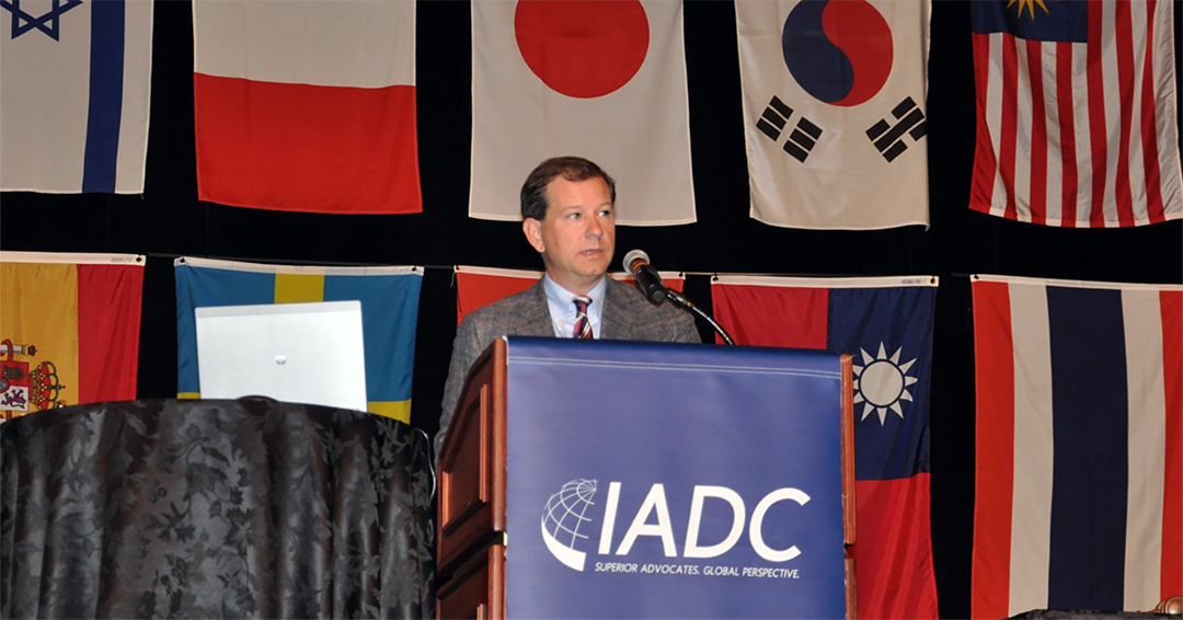 Tripp Haston addresses the 2015 IADC Annual Meeting in Colorado Springs