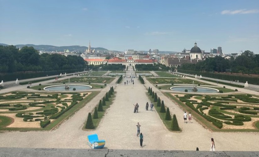 Imperial garden in Vienna