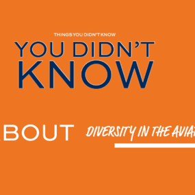 Things You Didn't Know You Didn't Know about diversity in the aviation industry graphic