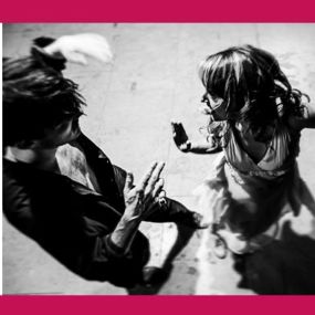 Edges poster with two young people dancing