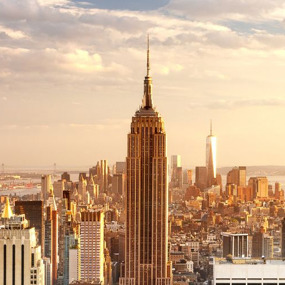 A skyscraper in New York City
