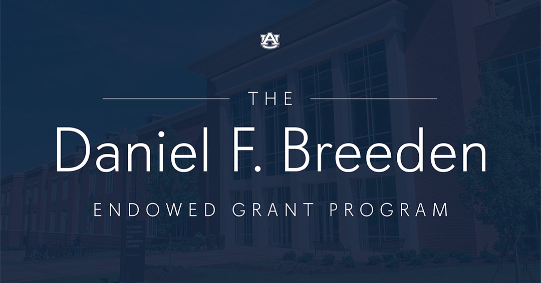 The Daniel F. Breeden Endowed Grant Program graphic