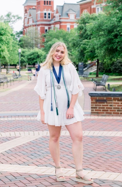 Katie Batcho at graduation