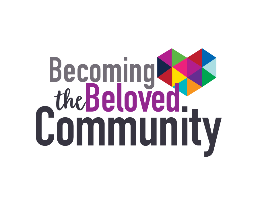 Becoming the Beloved Community logo with heart