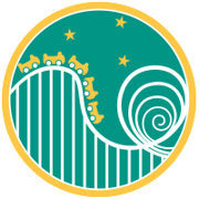 Icon with rollercoster