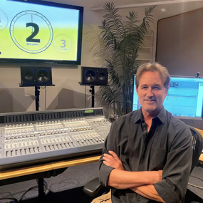 Scott Sanders at a sound board