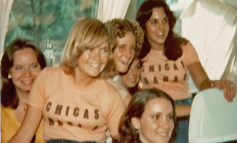 Susan Melton with students on a study abroad trip to Spain