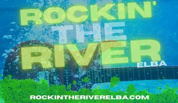 Graphic advertising "Rockin' the River"
