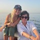 Abigail Minor and Kirsten Grenside on a boat in Malta