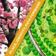 A cherry blossom tree and map of important places in the play "Vanya and Sonia and Masha and Spike" with text reading, "Place, identity, path forward"