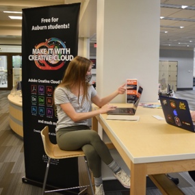 AU Art and Library services work together