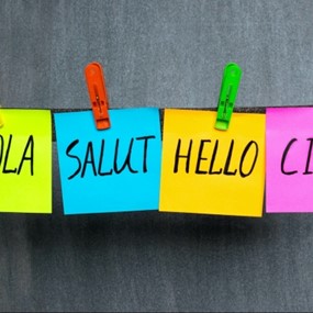 Post it notes with Hello written in different languages - image from Shutterstock