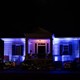Pebble Hill decorated with holiday lights