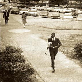 Harold A. Franklin on Auburn's campus in 1964