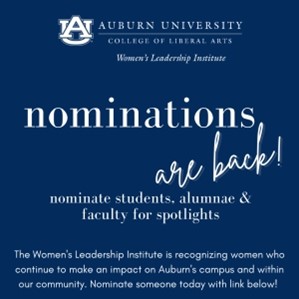 Nominate Someone for Women's Leadership Institute Spotlight Series