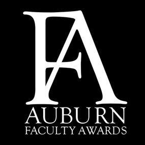 Graphic reading Auburn Faculty Awards