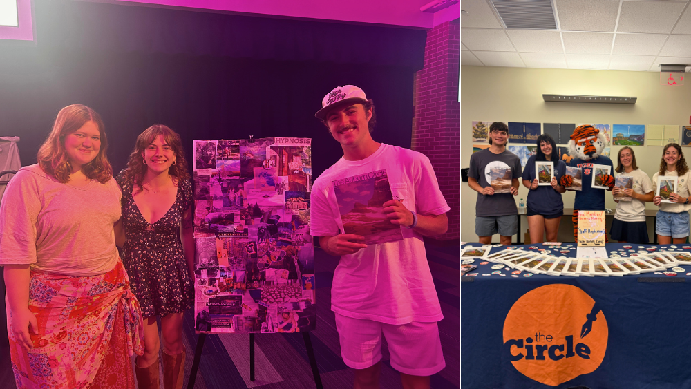 julianna acomb and other auburn students at auburn circle events