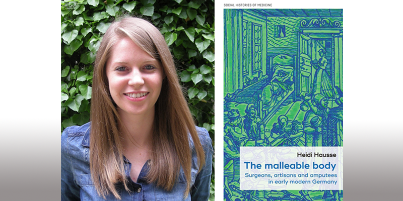 Heidi Hausse and her book, The Malleable Body
