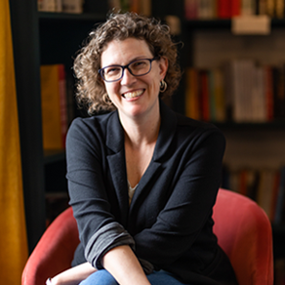 Melissa Blair and her book Bringing Home the White House