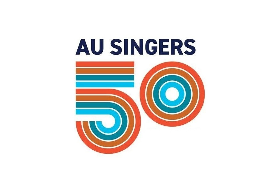 AU Singers 50 retro graphic