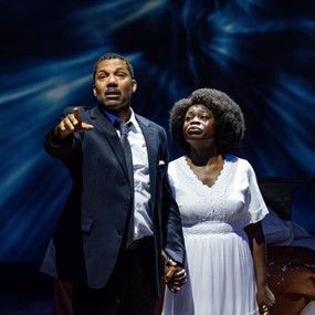 Abdul-Khaliq Murtadha as Martin Luther King Jr. in The Mountaintop