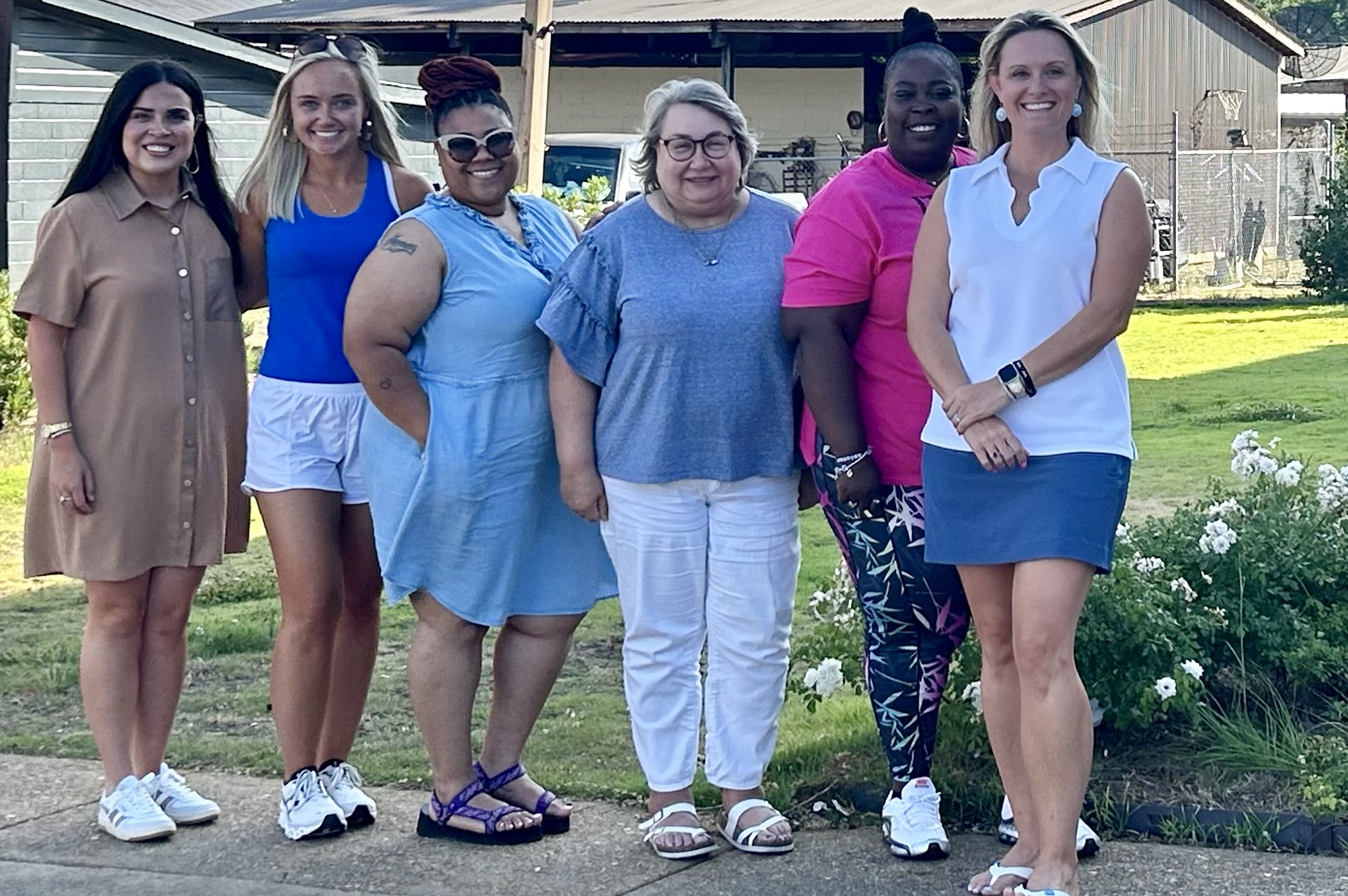 The Wilcox Area Chamber of Commerce committee working at the event included, from left to right, Mary Katherine Pittman, Molly Allen, Samantha Gomez, Mary Lois Woodson, Kawanna Pledger and Ashely Kitzinger.
