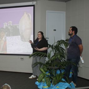 Maiben Beard and Jesús Tirado presenting at the 2026 SSEC International Conference in Puerto Rico