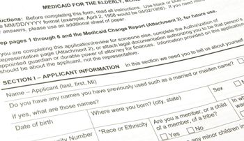 Medicaid application