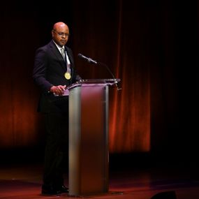 Harold Melton speaking at the Lifetime Achievement Awards ceremony
