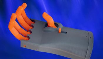 3-D printed model of a 16th-century prosthetic named the Kassel Hand