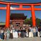 Auburn Symphonic Winds members posing for a group photo in Japan