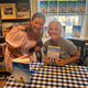 Natalie Smith meets author Elin Hilderbrand at a book signing in Nantucket