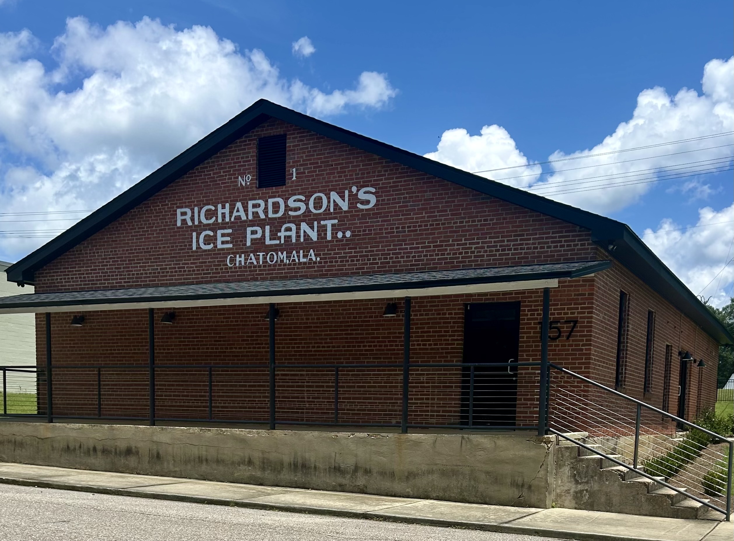 The headquarters of the Henson and Kirkland Foundation is located within the old Ice Plant in downtown Chatom.