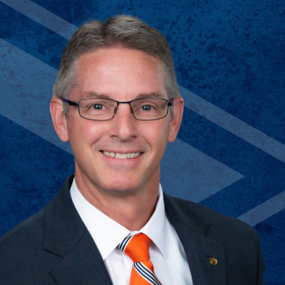 Auburn University logo, graphic reads Jason Hicks, Dean, College of Liberal Arts with headshot