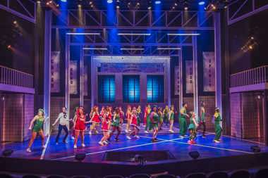 Scene from Bring It On production