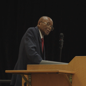 Fred Gray speaking at Auburn's Constitution Day