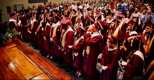 Washington County High School students attend their commencement