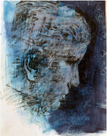abstract portrait of a boy 