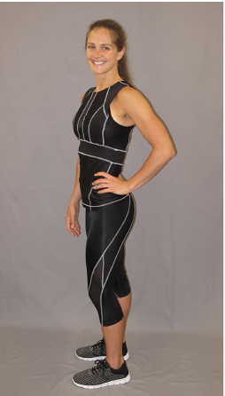 woman modeling athletic apparel