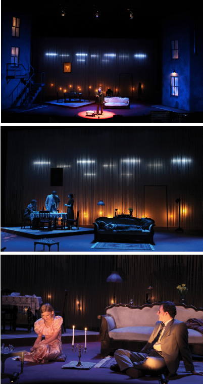 production photos of The Glass Menagerie