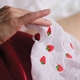 Handkerchief in lap